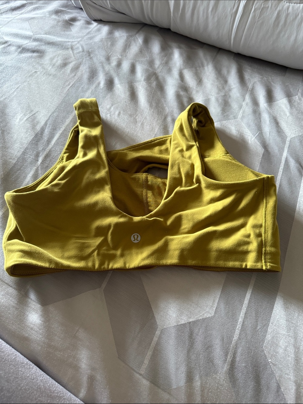 lululemon athletica Yellow Supportive Sports Bra with Wide Straps